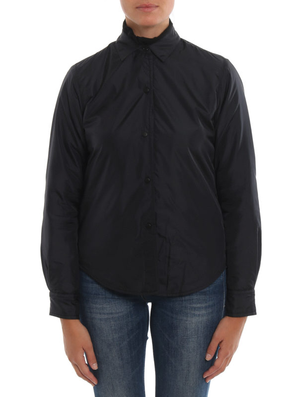 iKRIX ASPESI: padded jackets - Glue black padded jacket