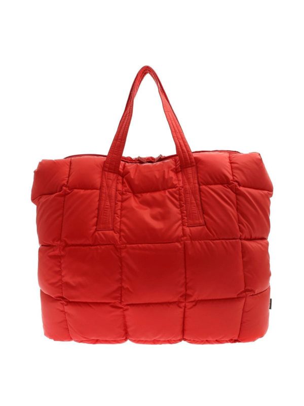 iKRIX ASPESI: totes bags - Red quilted bag