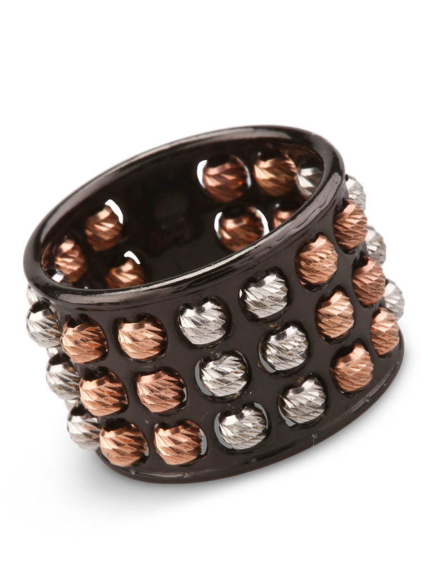 iKRIX ATHOMIE: Rings - Sterling silver 3-row bead ring