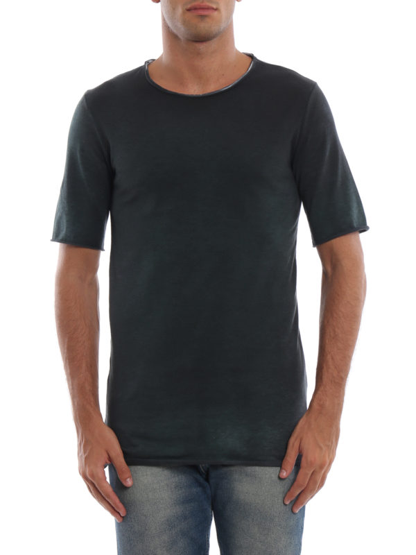 iKRIX AVANT-TOI: t-shirts - Shaded forest green cotton Tee