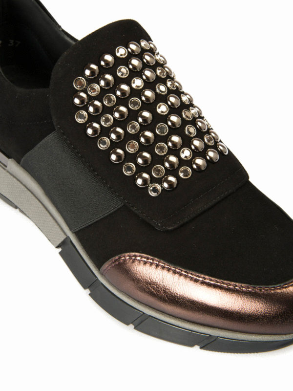 iKRIX BALDININI: sneakers - Sneaker slip on con borchie