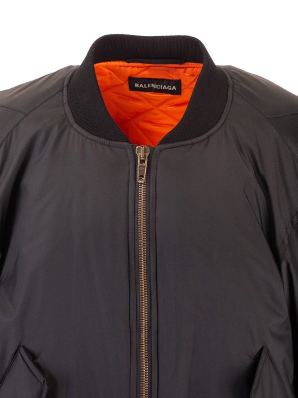 iKRIX BALENCIAGA: ボンバージャケット - ボンバージャケット - 黒