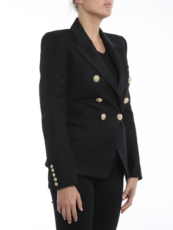 iKRIX Balmain: blazers - Double breasted wool blazer