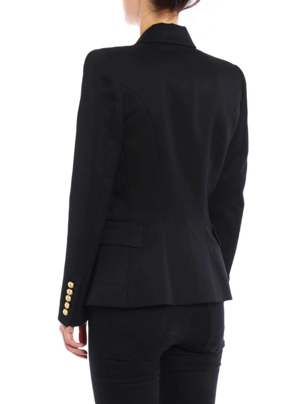 iKRIX Balmain: blazers - Grain de poudre wool formal blazer