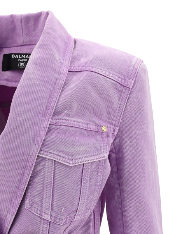iKRIX Balmain: Jeansjacken - Jeansjacke - Hell-Lila