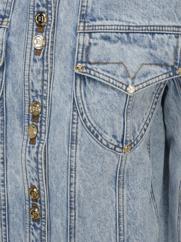 iKRIX Balmain: Jeansjacken - Jeansjacke - Helles Jeansblau