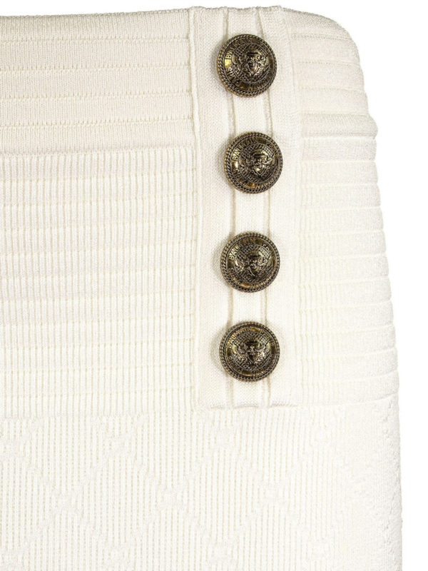 iKRIX Balmain: Knielange und Midi Röcke - Midirock - Weiß