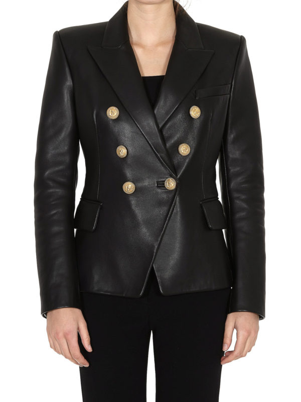 iKRIX Balmain: Lederjacken - Lederjacke - Schwarz