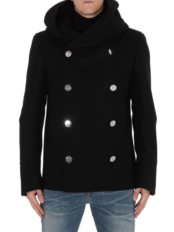 iKRIX Balmain: short coats - Wool blend peacoat