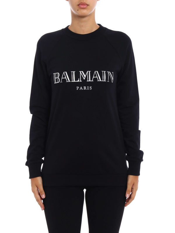 iKRIX Balmain: Sweatshirts & Sweaters - Logo print sweatshirt