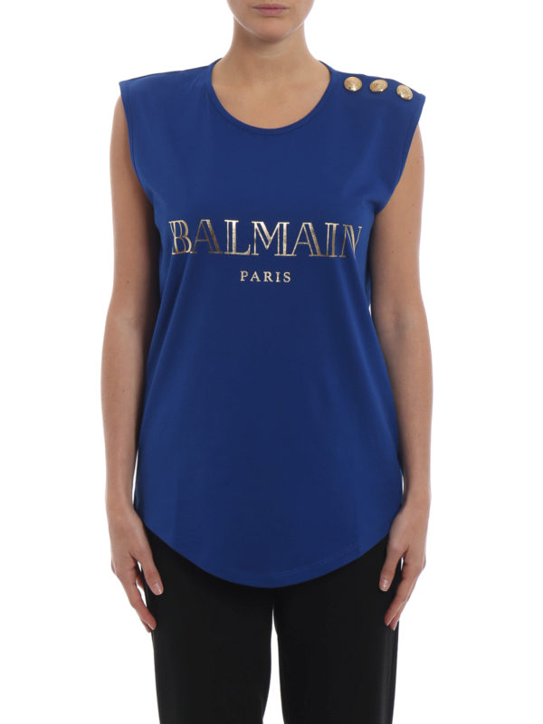 iKRIX Balmain: Tops y camisetas sin mangas - Top - Azul