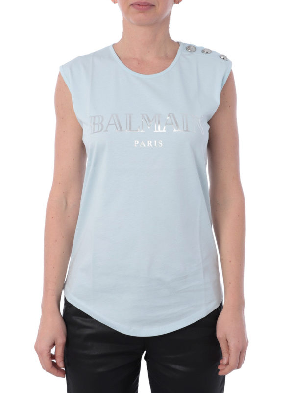 iKRIX Balmain: Tops & Débardeurs - Top - Bleu Clair