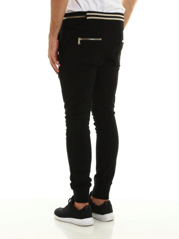 iKRIX Balmain: Pantalones deportivos - Pantalón Chándal Negro Para Hombre