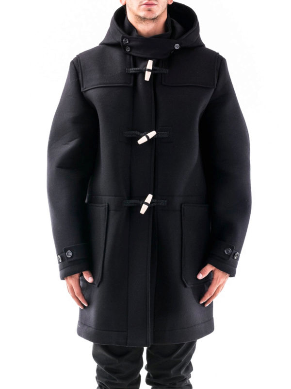 iKRIX BARACUTA: short coats - Wool neoprene blend duffle coat