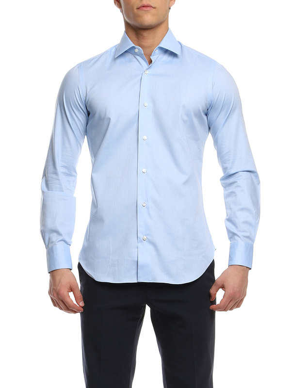 iKRIX BARBA: Camisas - Camisa Azul Claro Para Hombre