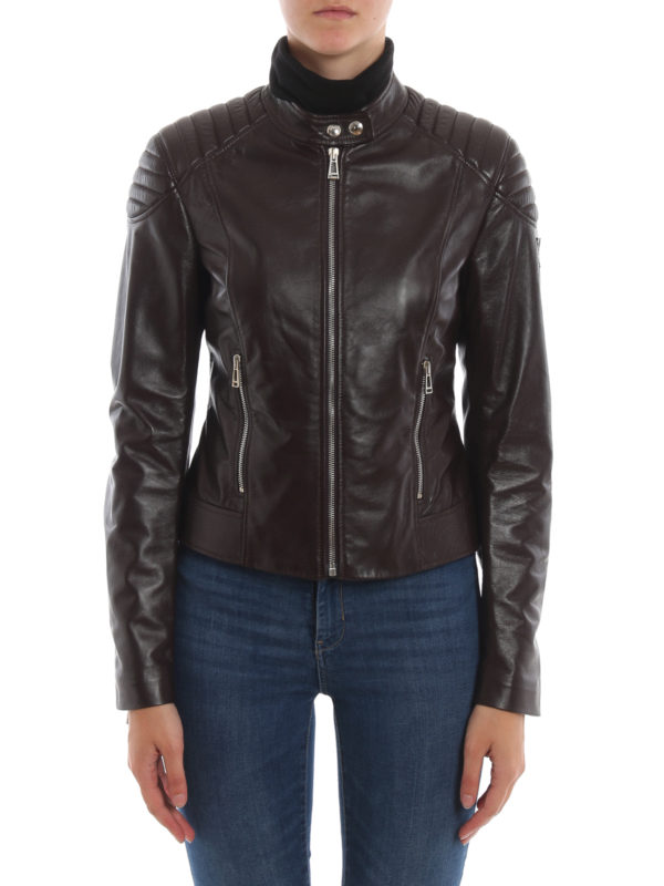 iKRIX BELSTAFF: Lederjacken - Lederjacke - Bordeaux