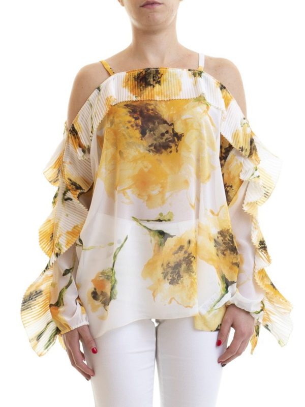 iKRIX BLUGIRL: bluse - Blusa off the shoulder con motivo floreale