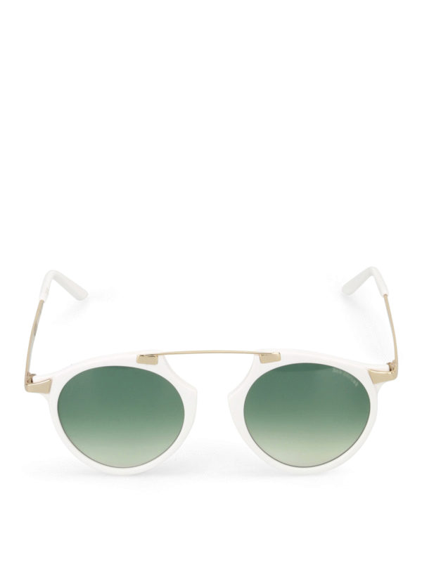 iKRIX BOB SDRUNK: sunglasses - Mark white frame aviator sunglasses