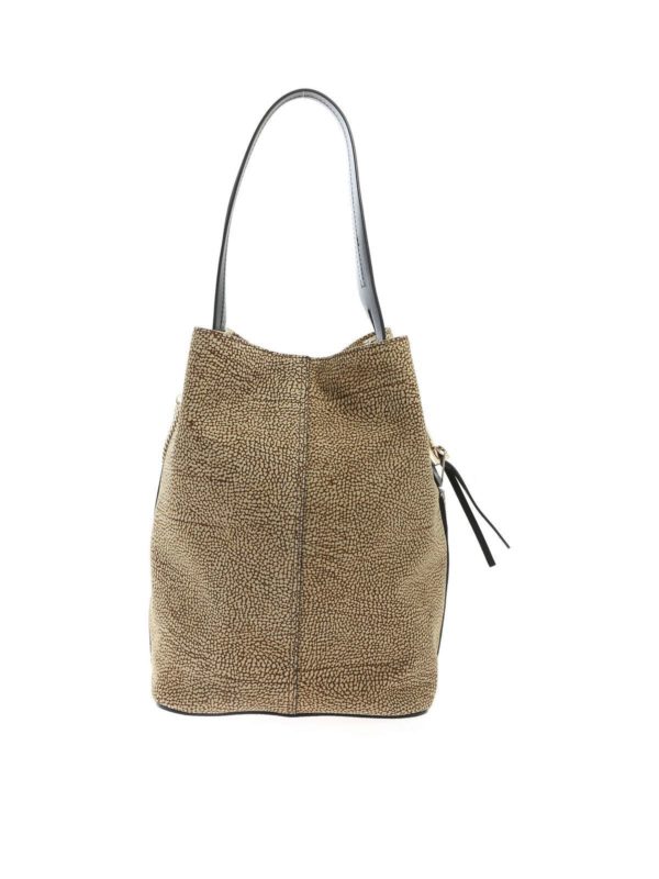 iKRIX Borbonese: Secchielli - Secchiello Medium Etoile beige e marrone