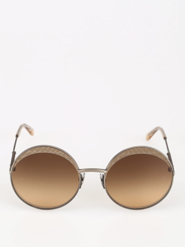 iKRIX BOTTEGA VENETA: サングラス - サングラス - ブロンズ