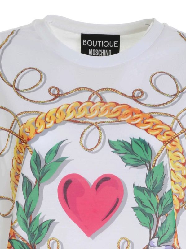 iKRIX Boutique Moschino: Tシャツ - Tシャツ - 白