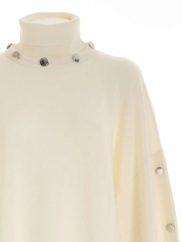 iKRIX Boutique Moschino: Rollkragenpullover  und Polo-Ausschnitt - Rollkragenpullover - Weiß