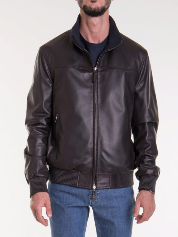 iKRIX BRIONI: leather jacket - Reversible leather jacket
