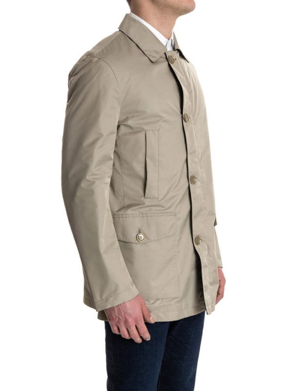 iKRIX BRIONI: short coats - Reversible raincoat
