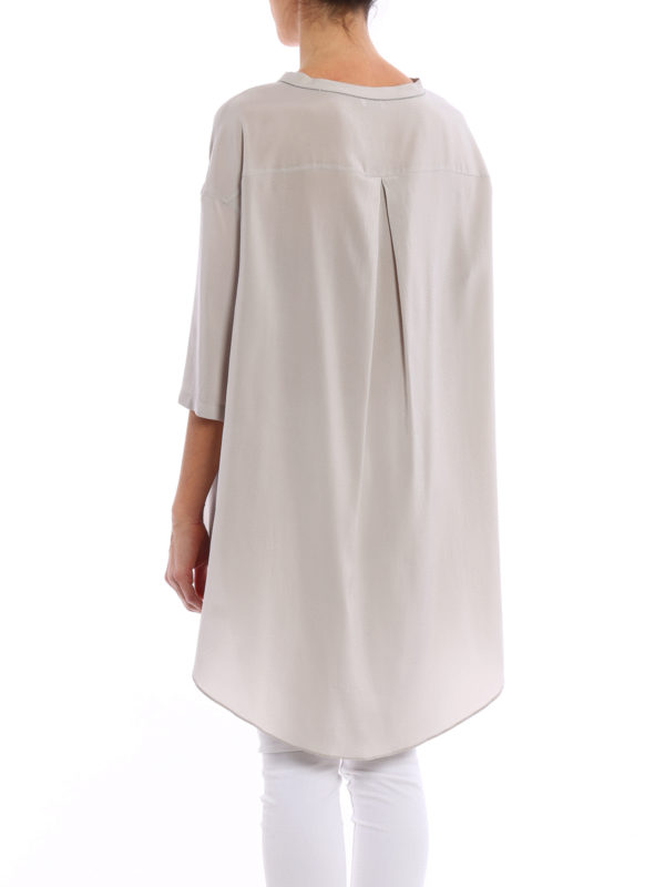 iKRIX BRUNELLO CUCINELLI: Blusas - Blusa Gris Claro