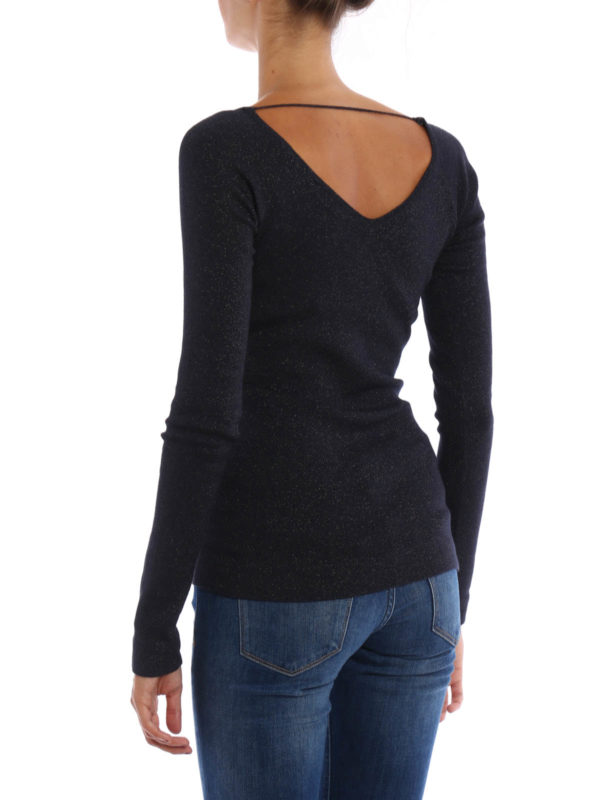 iKRIX BRUNELLO CUCINELLI: boat necks - Shiny boat neck pullover
