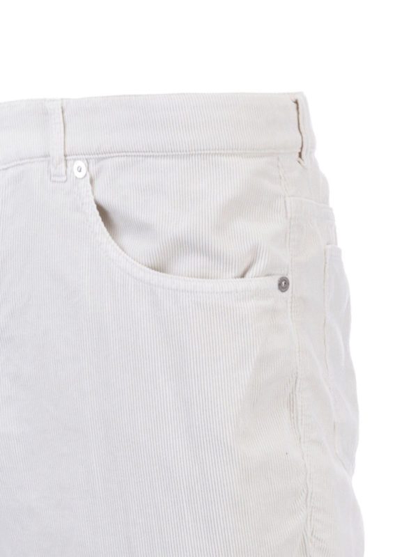 iKRIX BRUNELLO CUCINELLI: カジュアルトラウザー - カジュアルパンツ - 白