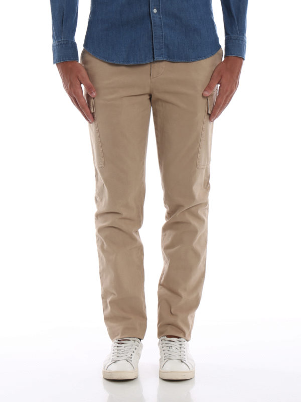 iKRIX BRUNELLO CUCINELLI: casual trousers - Soft cotton cargo pants