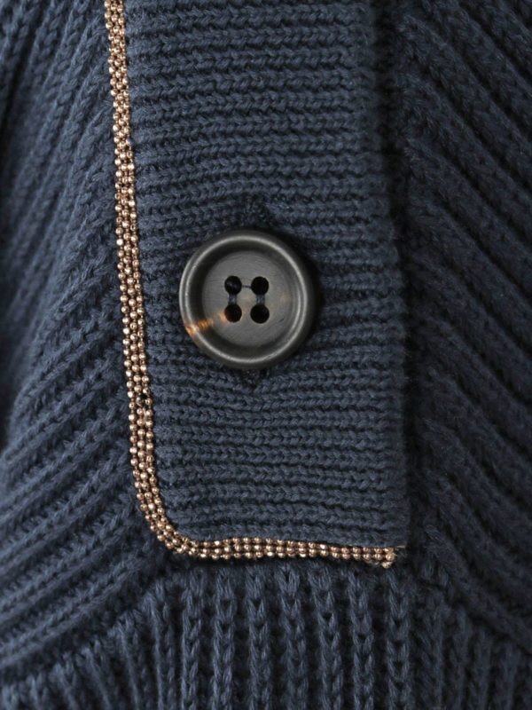 iKRIX BRUNELLO CUCINELLI: Pull col rond - Pull Col Rond - Bleu