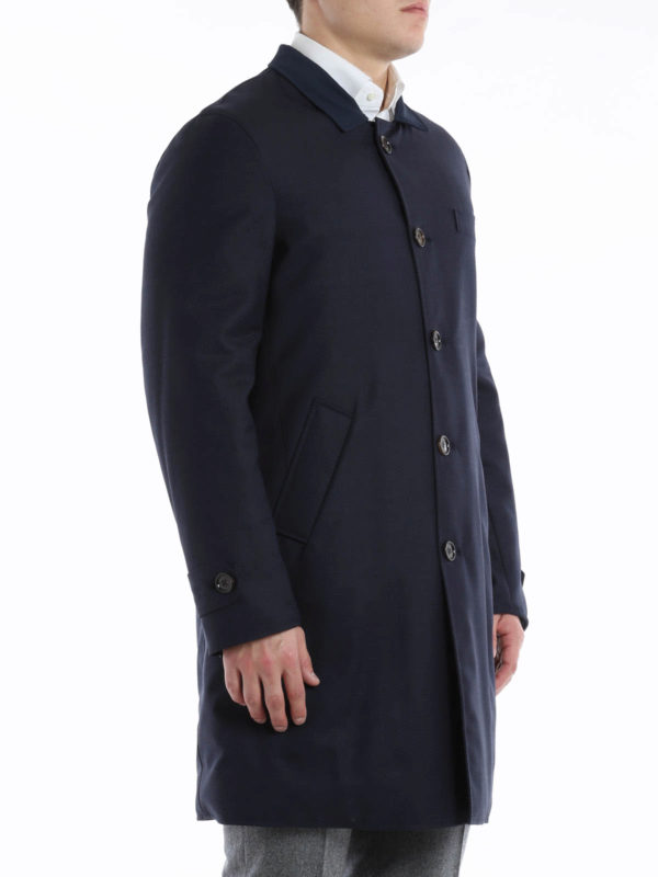 iKRIX BRUNELLO CUCINELLI: knee length coats - Reversible raincoat