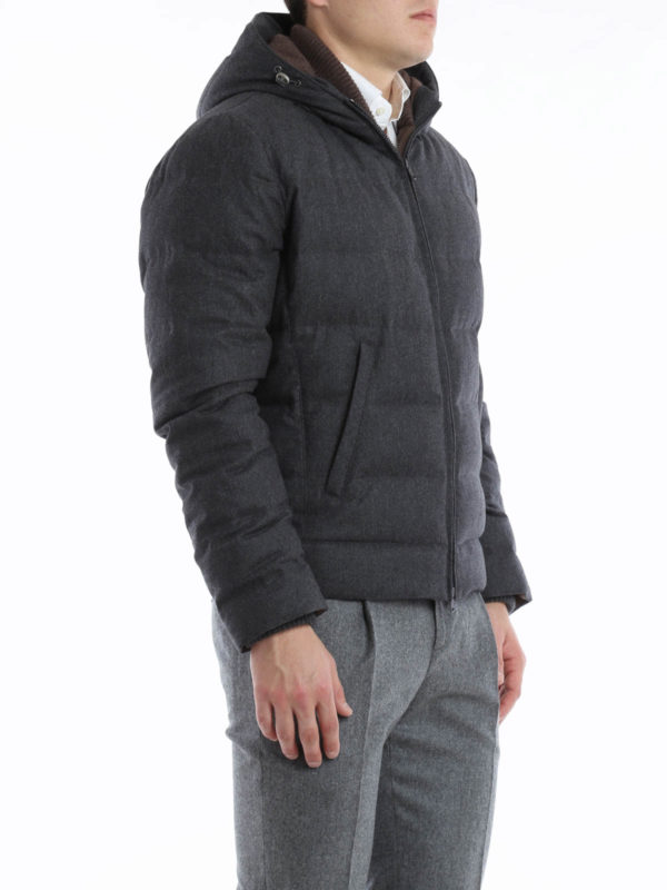 iKRIX BRUNELLO CUCINELLI: padded jackets - Silk and wool padded jacket