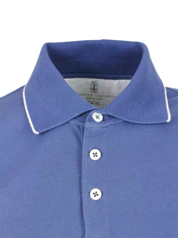 iKRIX BRUNELLO CUCINELLI: Poloshirts - Poloshirt - Blau