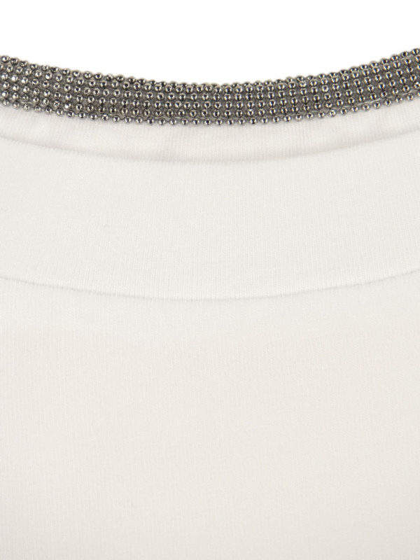 iKRIX BRUNELLO CUCINELLI: t-shirts - Embellished jersey T-shirt