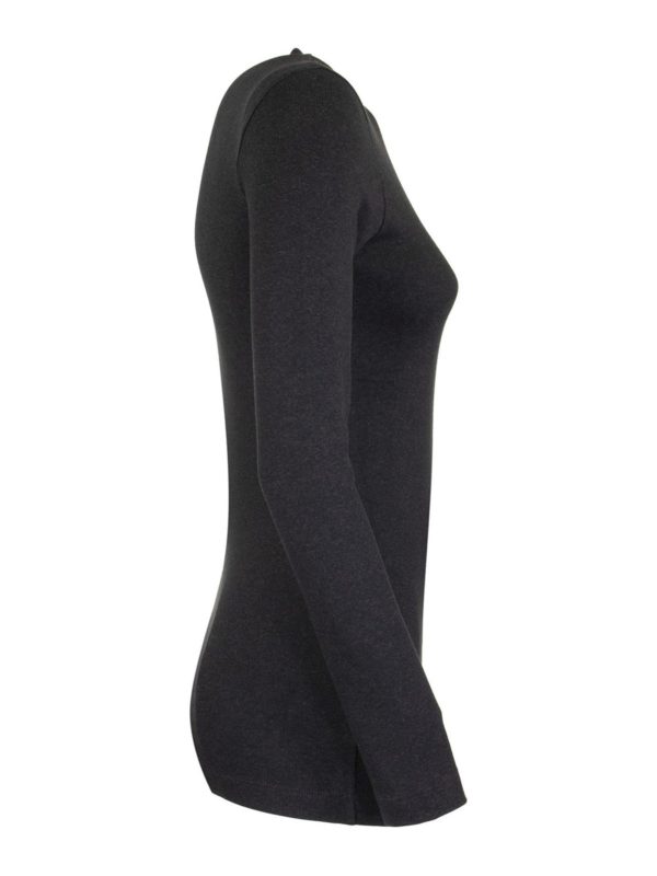 iKRIX BRUNELLO CUCINELLI: t-shirts - Monili insert crewneck T-shirt