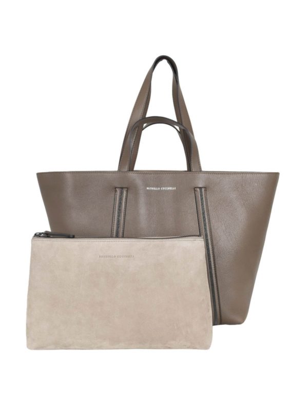 iKRIX BRUNELLO CUCINELLI: トートバッグ - トートバッグ - ブラウン