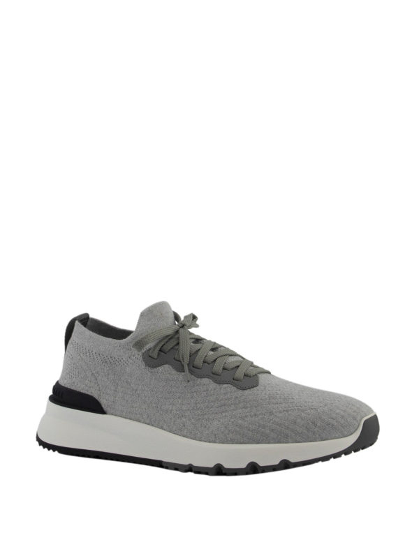 iKRIX BRUNELLO CUCINELLI: trainers - Knitted running sneakers