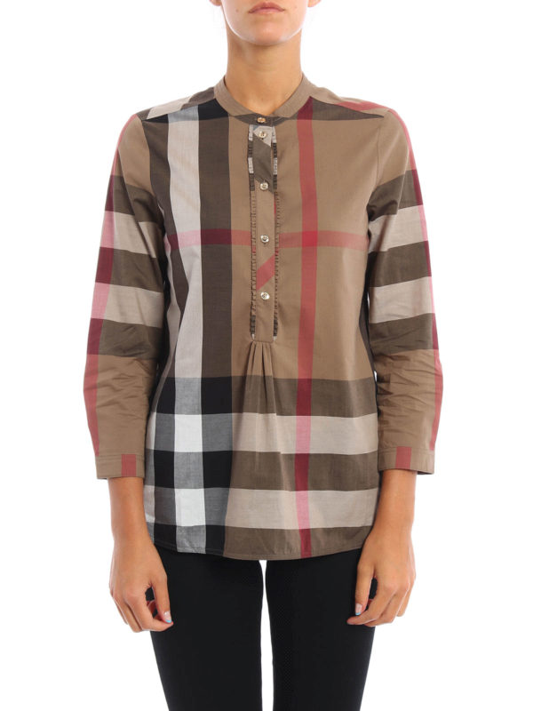 iKRIX BURBERRY: Blusas - Blusa Marrón