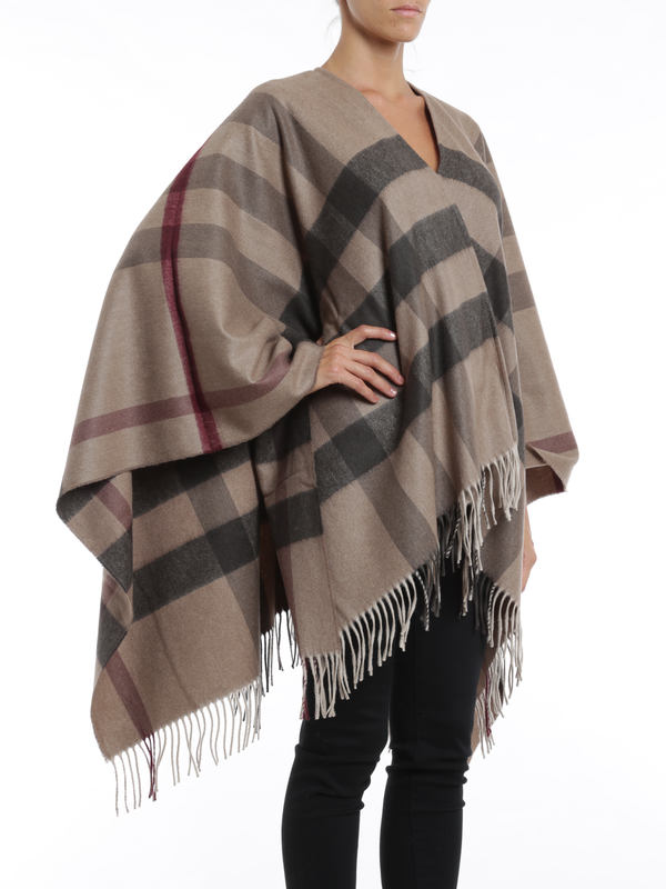iKRIX BURBERRY: Capes &  Ponchos - Checked poncho
