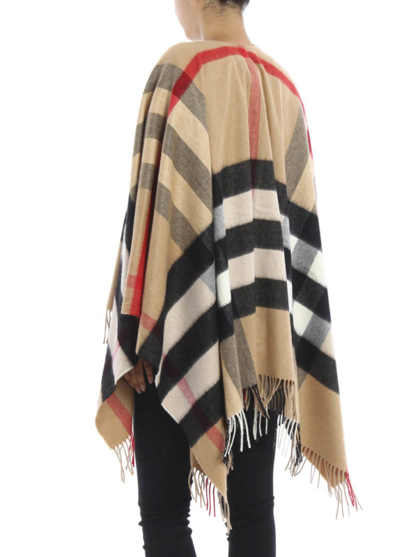 iKRIX BURBERRY: Capes & Ponchos - Cape & Poncho Fur Damen - Hellbraun