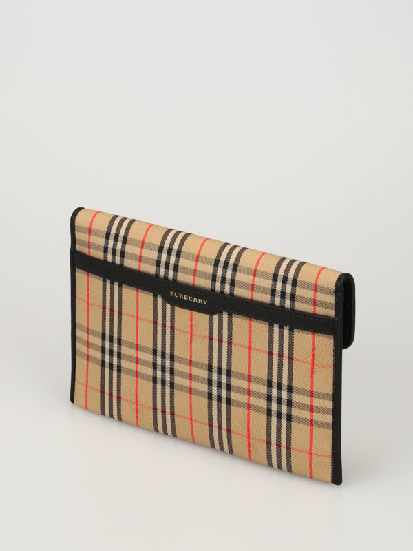 iKRIX BURBERRY: Clutch - Pochette - Noir