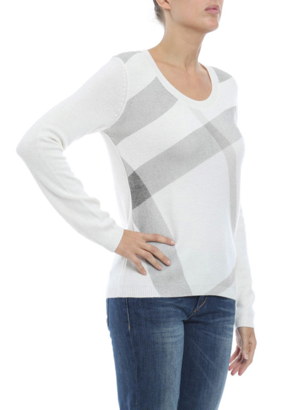 iKRIX BURBERRY: Strickpullover mit Rundhalsausschnitt - Pullover Mit Rundhalsausschnitt