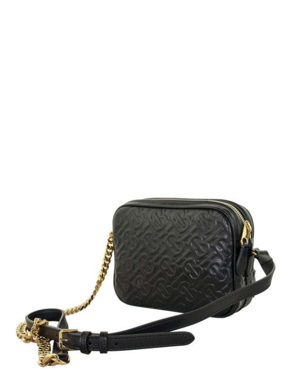 iKRIX BURBERRY: cross body bags - Embossed monogram leather camera bag