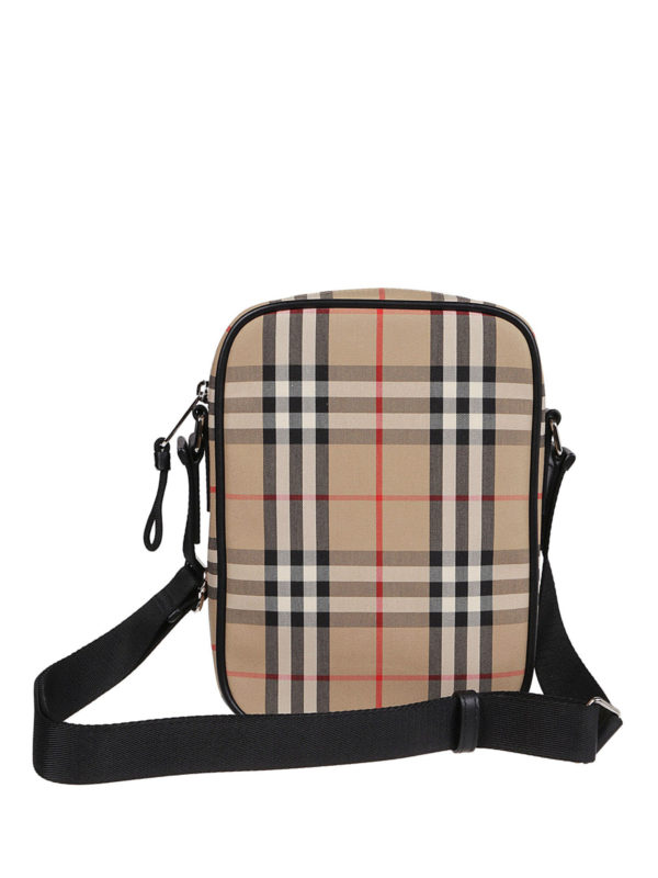 【BURBERRY】CROSSBODY BAG Burberry Peyton Crossbody Bag House Check Adjustable Strap