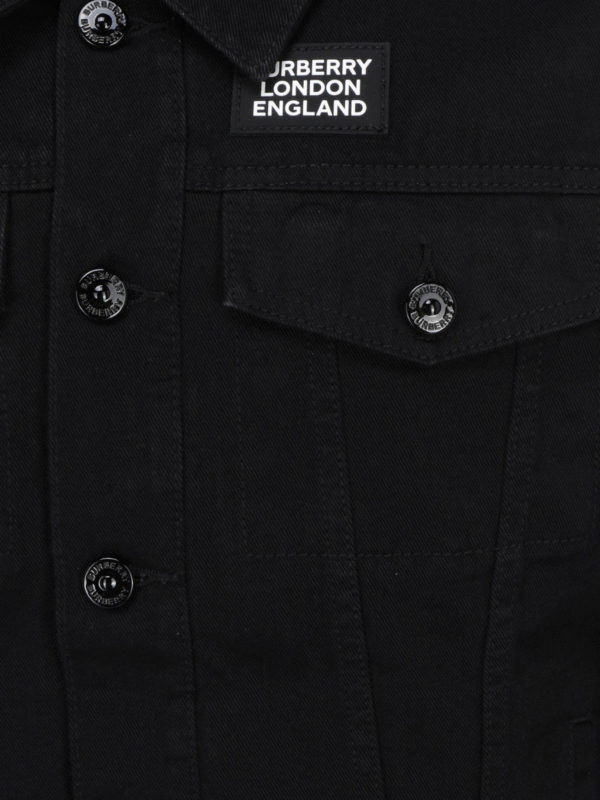 iKRIX BURBERRY: デニムジャケット - デニムジャケット - 黒