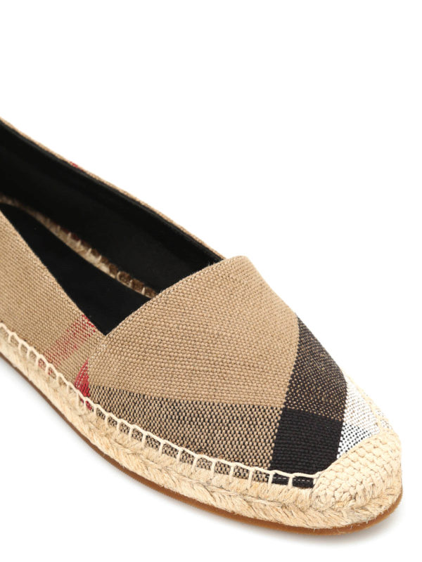 iKRIX BURBERRY: espadrilles - Checked canvas espadrilles