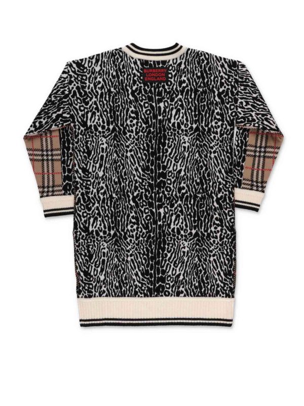 iKRIX BURBERRY: knitwear - Knit Leopard pullover in beige